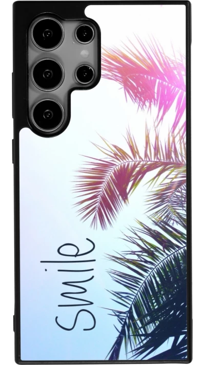 Coque Samsung Galaxy S25 Ultra - Silicone rigide noir Smile 05