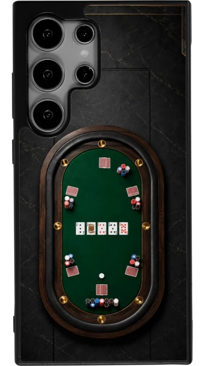 Coque Samsung Galaxy S25 Ultra - Silicone rigide noir Sports 2026 Poker