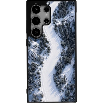 Coque Samsung Galaxy S25 Ultra - Silicone rigide noir Sports 2026 Ski