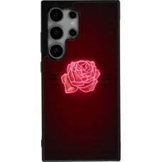 Coque Samsung Galaxy S25 Ultra - Silicone rigide noir Spring 23 neon rose