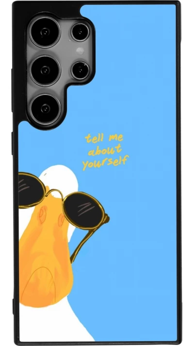 Coque Samsung Galaxy S25 Ultra - Silicone rigide noir Tell me about yourself Summer 2026