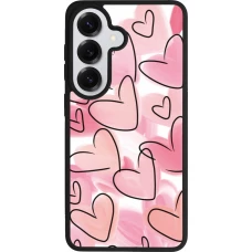 Coque Samsung Galaxy S26 - Silicone rigide noir Easter 2023 pink hearts