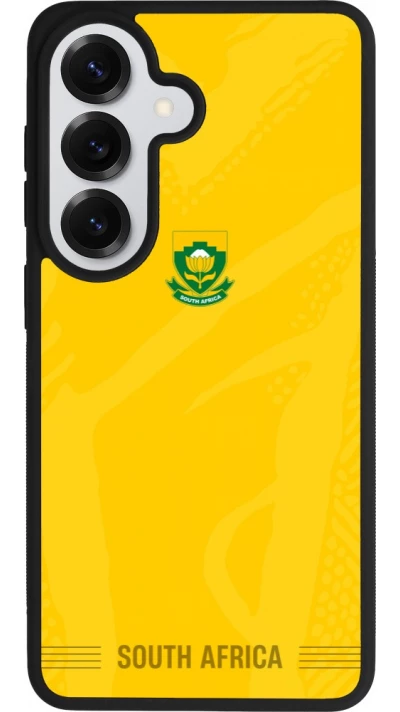 Coque Samsung Galaxy S26 - Silicone rigide noir Maillot de football Afrique du Sud 2026 personnalisable
