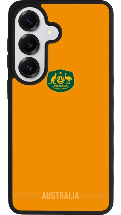 Coque Samsung Galaxy S26 - Silicone rigide noir Maillot de football Australie 2026 personnalisable