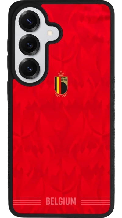 Coque Samsung Galaxy S26 - Silicone rigide noir Maillot de football Belgique 2026 personnalisable