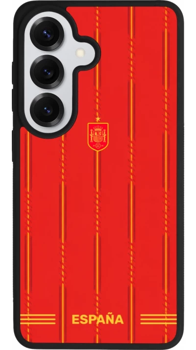 Coque Samsung Galaxy S26 - Silicone rigide noir Maillot de football Espagne 2026 personnalisable