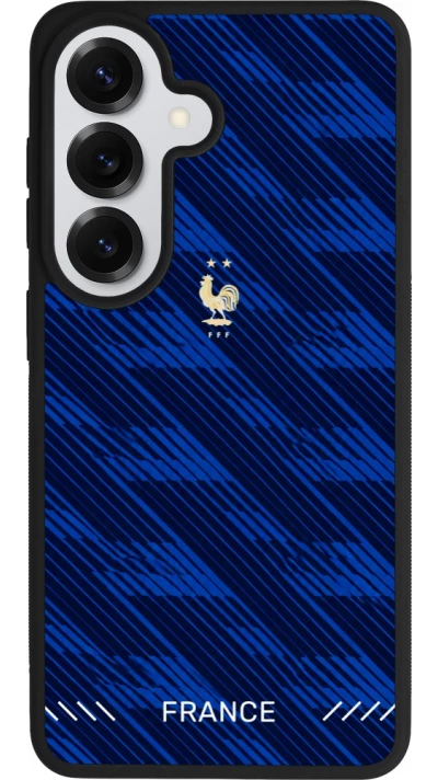 Coque Samsung Galaxy S26 - Silicone rigide noir Maillot de football France 2026 personnalisable