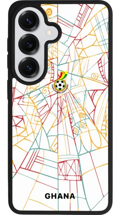 Coque Samsung Galaxy S26 - Silicone rigide noir Maillot de football Ghana 2026 personnalisable