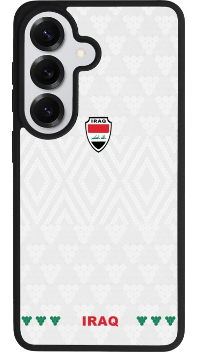 Coque Samsung Galaxy S26 - Silicone rigide noir Maillot de football Irak 2026 personnalisable