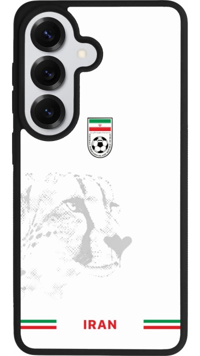 Coque Samsung Galaxy S26 - Silicone rigide noir Maillot de football Iran 2026 personnalisable