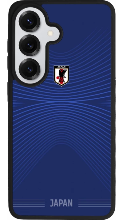 Coque Samsung Galaxy S26 - Silicone rigide noir Maillot de football Japon 2026 personnalisable