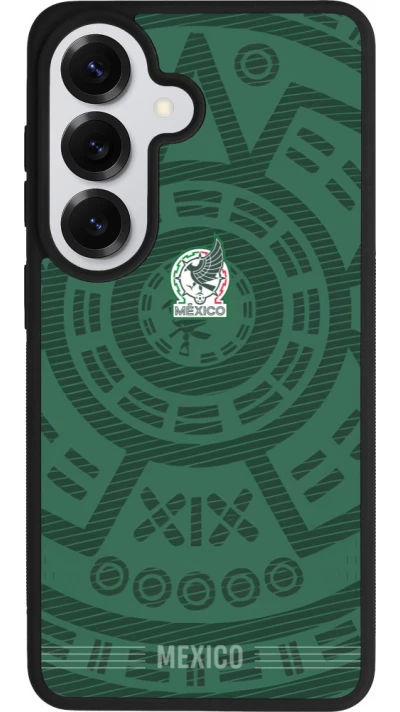Coque Samsung Galaxy S26 - Silicone rigide noir Maillot de football Mexique 2026 personnalisable