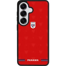 Samsung Galaxy S26 Case Hülle - Silikon schwarz Panama 2026 personalisierbares Fussballtrikot