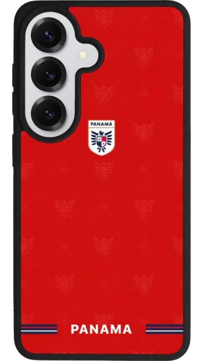 Coque Samsung Galaxy S26 - Silicone rigide noir Maillot de football Panama 2026 personnalisable