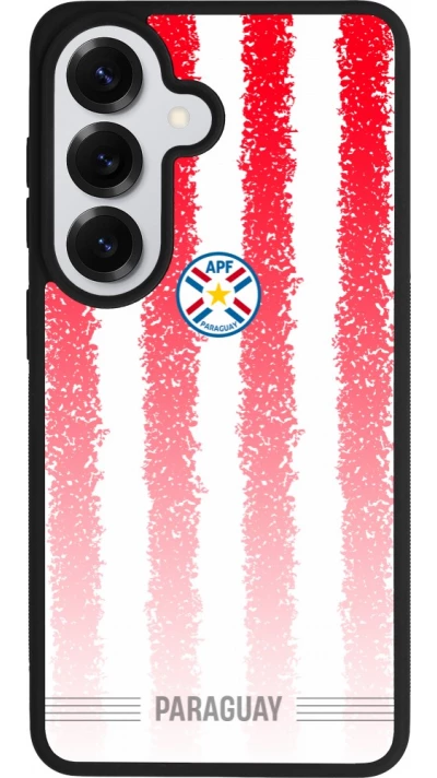 Coque Samsung Galaxy S26 - Silicone rigide noir Maillot de football Paraguay 2026 personnalisable