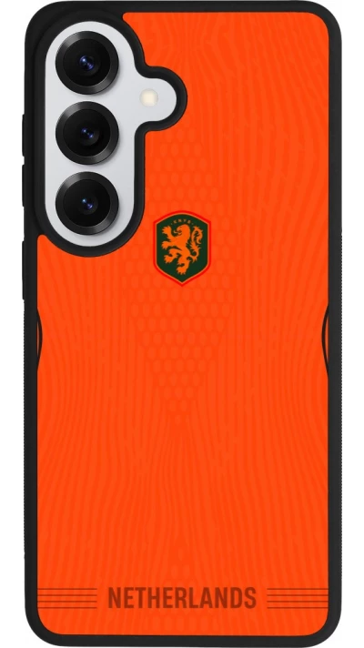 Coque Samsung Galaxy S26 - Silicone rigide noir Maillot de football Pays-Bas 2026 personnalisable
