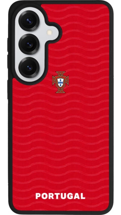 Coque Samsung Galaxy S26 - Silicone rigide noir Maillot de football Portugal 2026 personnalisable