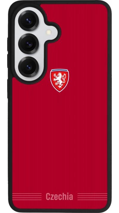 Samsung Galaxy S26 Case Hülle - Silikon schwarz Tschechische Republik 2026 personalisierbares Fussballtrikot