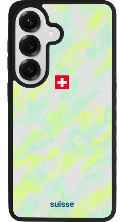 Coque Samsung Galaxy S26 - Silicone rigide noir Maillot de football Suisse Away 2026 personnalisable