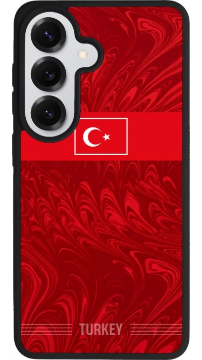 Samsung Galaxy S26 Case Hülle - Silikon schwarz Türkei 2026 personalisierbares Fussballtrikot