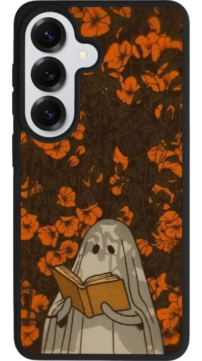 Samsung Galaxy S26 Case Hülle - Silikon schwarz Halloween 2026 Ghost reading