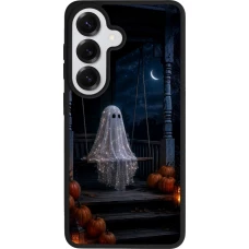 Samsung Galaxy S26 Case Hülle - Silikon schwarz Halloween 2026 Ghost on a swing
