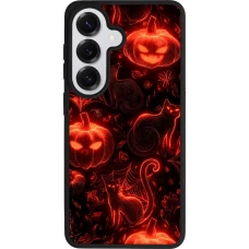 Samsung Galaxy S26 Case Hülle - Silikon schwarz Halloween 2026 Pattern Halloween