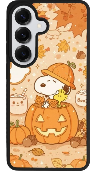 Samsung Galaxy S26 Case Hülle - Silikon schwarz Halloween 2026 Snoopy Halloween