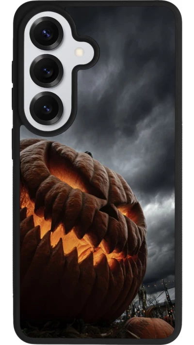 Samsung Galaxy S26 Case Hülle - Silikon schwarz Halloween 2026 The Wicked Pumpkin