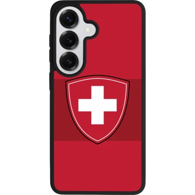 Samsung Galaxy S26 Case Hülle - Silikon schwarz Hockey World Championship Ecusson Suisse