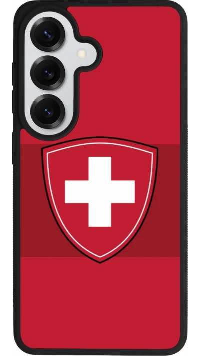 Coque Samsung Galaxy S26 - Silicone rigide noir Hockey World Championship Ecusson Suisse