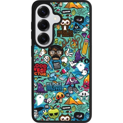 Samsung Galaxy S26 Case Hülle - Silikon schwarz Mixed Cartoons Turquoise