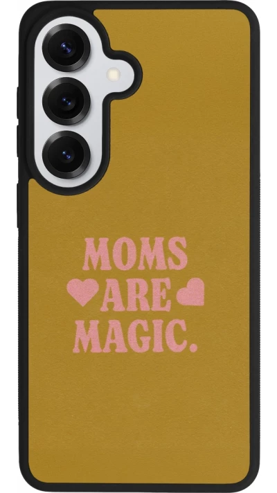 Coque Samsung Galaxy S26 - Silicone rigide noir Mom 2026 Are Magic