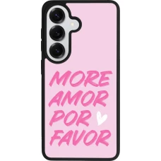 Coque Samsung Galaxy S26 - Silicone rigide noir More amor porfavor