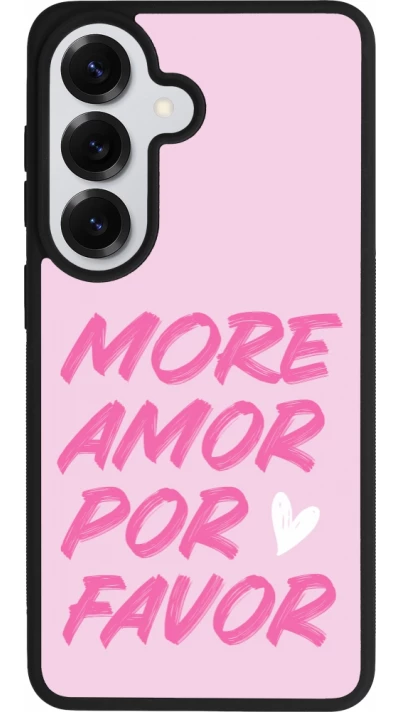 Coque Samsung Galaxy S26 - Silicone rigide noir More amor porfavor