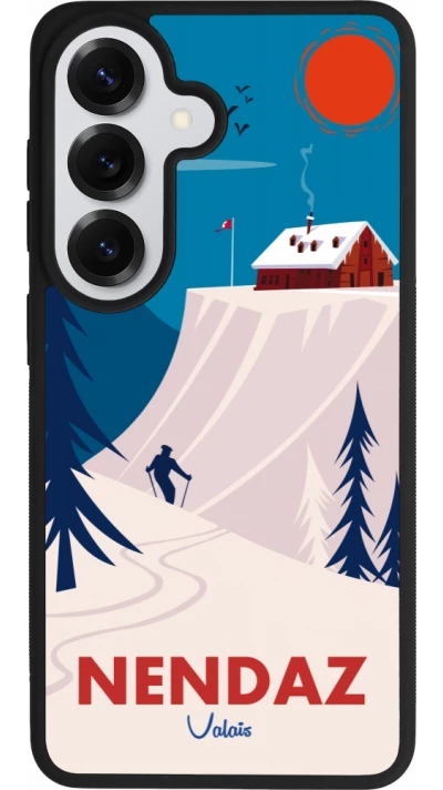 Coque Samsung Galaxy S26 - Silicone rigide noir Nendaz Cabane Ski