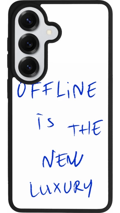 Coque Samsung Galaxy S26 - Silicone rigide noir Offline is the new luxury