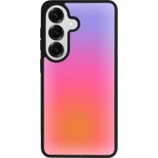 Coque Samsung Galaxy S26 - Silicone rigide noir Orange Pink Blue Gradient