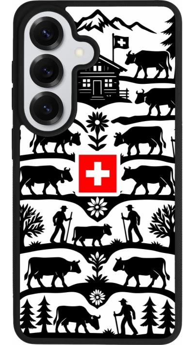 Coque Samsung Galaxy S26 - Silicone rigide noir Poya Suisse 3