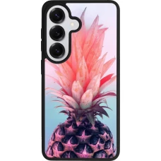 Coque Samsung Galaxy S26 - Silicone rigide noir Purple Pink Pineapple
