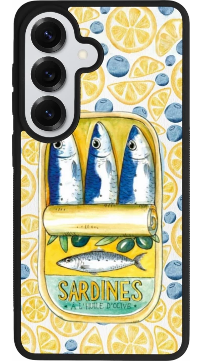 Coque Samsung Galaxy S26 - Silicone rigide noir Sardines in oil 2026