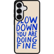 Samsung Galaxy S26 Case Hülle - Silikon schwarz Slow down 2026