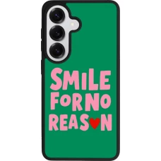 Samsung Galaxy S26 Case Hülle - Silikon schwarz Smile for no reason 2026