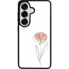 Coque Samsung Galaxy S26 - Silicone rigide noir Spring 23 minimalist flower