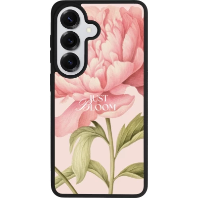 Coque Samsung Galaxy S26 - Silicone rigide noir Just Bloom Spring 2026