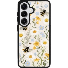 Coque Samsung Galaxy S26 - Silicone rigide noir Pattern bees Spring 2026