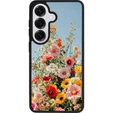 Samsung Galaxy S26 Case Hülle - Silikon schwarz Spring flowers Spring 2026