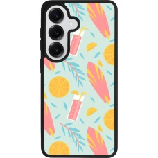 Samsung Galaxy S26 Case Hülle - Silikon schwarz Summer 2025 Pattern citron