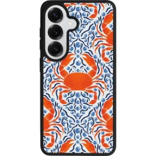Coque Samsung Galaxy S26 - Silicone rigide noir Crabs and pearls Summer 2026