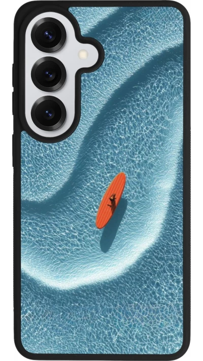 Samsung Galaxy S26 Case Hülle - Silikon schwarz Orange surf Summer 2026